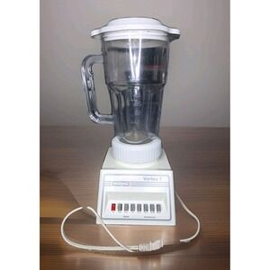 WARING Vortex 7 Speed White & Clear Plastic Lightweight Blender Smoothies